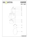 OASIS * LAMPARA LED 40W ORO - 3L - DIMABLE TRIAC